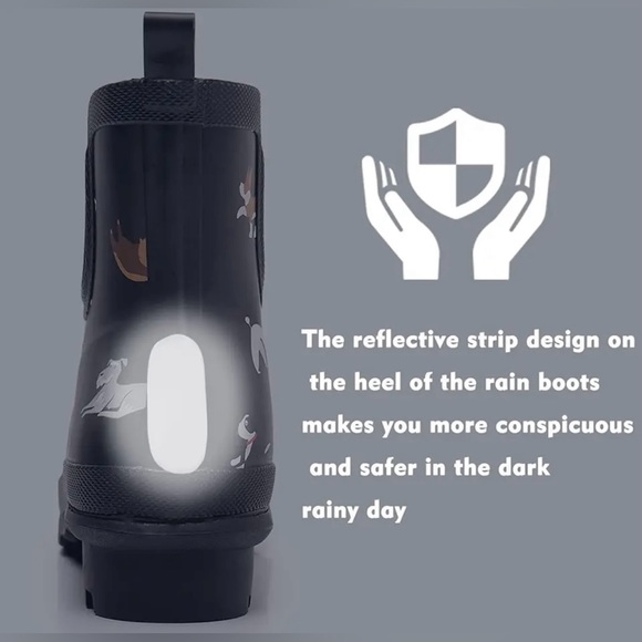 Rain Angel rubber rain boots with dogs - Picture 2 of 12